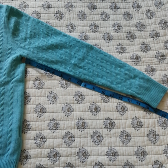 Polo Ralph Lauren 100% Cashmere Cable-knit Sweater, Tag girl L(14-16) - Picture 9 of 12